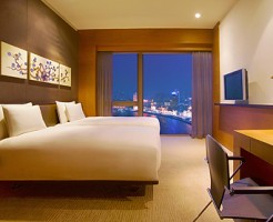 高級ホテル,セックス,立ちバック,夜景